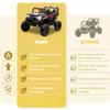 Okybaby 24V Ride on Car, 400W Electric UTV High Chassis SUV Kids Car with Extra Trunk, Electric Cars for Toddlers & Big Kids w/Parent Remote, 4-Wheel Suspension, Music & Bluetooth, Black view 2
