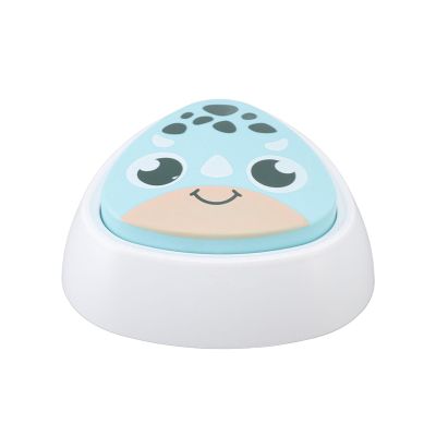 Fdit Touch High Jumping Toy with Voice Prompts for Children, Suitable for Children Aged 4-6, Easy to Install and Use (Blue Dinosaur)