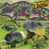 Dinosaur Toys for for Kids 3-8 Year Old, Create a Dinosaur World Adventure Flexible Road Race Tracks, Dinosaur Toys Set, Birthday Gifts for Boys 3-6 Year Old view 2