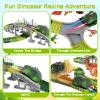 Dinosaur Toys for for Kids 3-8 Year Old, Create a Dinosaur World Adventure Flexible Road Race Tracks, Dinosaur Toys Set, Birthday Gifts for Boys 3-6 Year Old view 3