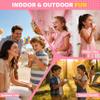 Walkie Talkies Toys for Kids:Mermaid Toys 2 Pack Birthday Gifts for 3 4 5-7 8 Year Old Girls Toy for 4 5 6 7 8-10 Year Old Camping Outdoor Games,Easter Christmas Stocking Stuffers for Girls Kids view 3
