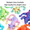 3 d Printed Animals Fidget Animals Sphynx Cat Movable Joints for Home Office Executive Desk Decoration-Luminous Rainbow||29.5cm view 2