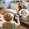 Walkie Talkie for Kids with Video: 2 Pack Rechargeable Toddler Toys with HD Camera & Voice Changer, Long Range Gift Toys for Boy & Girl Age 3-8 for Outdoor Play, Camping (Blue-Blue) view 4