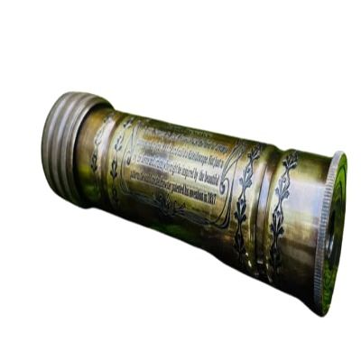 Maritime treasures Vintage Brass Kaleidoscope Handcrafted Antique Nautical Kaleidoscope for Collectors, Home Decor, and Unique Gift