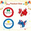2pcs Christmas Baby Silicone Teether Christmas Tree and Bear Teething Ring Christmas Teething Toys Toddler Teething Chew Toys Gifts or Chritmas Stocking Filler view 2