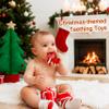 2pcs Christmas Baby Silicone Teether Christmas Tree and Bear Teething Ring Christmas Teething Toys Toddler Teething Chew Toys Gifts or Chritmas Stocking Filler view 4