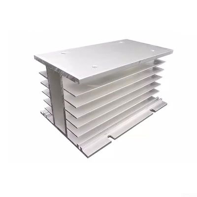 FABULETTA Aluminum Heat Sink for Bridge Rectifier MDQ-200A 1600V, 150A-200A Capacity, 150mm x 98mm x 79mm Size, Silver Alloy Construction for Efficient Thermal Dissipation(150-300A)