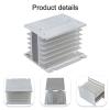 FABULETTA Aluminum Heat Sink for Bridge Rectifier MDQ-200A 1600V, 150A-200A Capacity, 150mm x 98mm x 79mm Size, Silver Alloy Construction for Efficient Thermal Dissipation(150-300A) view 2