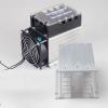 FABULETTA Aluminum Heat Sink for Bridge Rectifier MDQ-200A 1600V, 150A-200A Capacity, 150mm x 98mm x 79mm Size, Silver Alloy Construction for Efficient Thermal Dissipation(150-300A) view 3