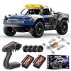 1:16 Scale RC Monster Truck, 2.4GHz Remote Control Fast RC Car 36km/h 4WD Off-Road Water-Resistant Electric Powered Vehicle with Dual Batteries, Drift & Off-Road Tires, Metal Drivetrain and LED Lights view 1