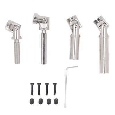 Drfeify RC Car Center Drive Shaft Set, Stainless Steel Central Transmission Shaft for HOBBYPLUS 1/18 4WD CP18P RC Car, Lightweight Design for Enhanced Handling Performance