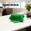3D-Printed Fabric Fidget Toy, 3D Printed Huge Flexi Fabric, Fidget Toys for Stress Relief, Anxiety Reduction, Focus, Fun Tactile Engagement for Adults (Green) view 3