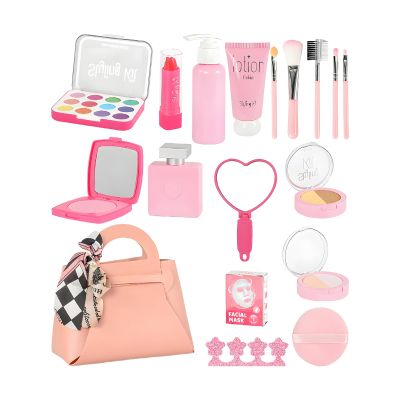 Kids Pretend Makeup Set Role-Play Game|Fake Cosmetic Kit for Girls and Boys - for Development, Fun, Birthday Party, Festival, Indoor Play, Family Gathering, Home Use