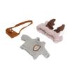 Keenso Delicate Duck Plush Toy Clothes: DIY Match Clothing Set for Plush Ducks or Other Toys - Two Washable Material, Headband, Clothes, and Small Bag Included 3 Piece Set (G Type) view 1