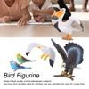 SparkFeng Simulation Flying Bird Model, al Figurine Eonal Toy, Hand Vivid Bird Statue for Home, Includes 5 for Over 3 Years Old view 3