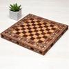 13.8" Luxury Backgammon and Chess Set  Handmade Wooden Inlaid Game Board 3 in 1 for Men, Dad, and Husband view 4