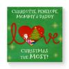 Personalized Christmas Book for the Entire Family We Love Christmas the Most! Custom Family Name Holiday Story for Kids, Parents & Grandparents to Read Together - Manimal Tales (8.5" x 8.5") view 1