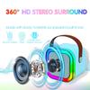 Mini Karaoke Machine for Kids, Toys Christmas Birthday Gifts Ideas for Girls Ages 4, 5, 6, 7, 8, 9, 10, 12+ Years Old, Portable MP3 Player with 2 Wireless Mics for Party (Blue) view 2