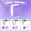 Chinese 1.25"(32MM) Small Purple Mahjong Set with Blue Vinyl Case -152 Melamine Tiles (144 + 8 Blank), Including Dice, Wind indicator,Chips & Mahjong Mat (Majiang)-Collector's Edition for Game Night view 2