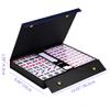 Chinese 1.25"(32MM) Small Purple Mahjong Set with Blue Vinyl Case -152 Melamine Tiles (144 + 8 Blank), Including Dice, Wind indicator,Chips & Mahjong Mat (Majiang)-Collector's Edition for Game Night view 4