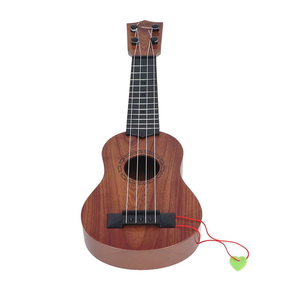 Aqur2020 Educational Musical Ukulele Toy with 4 Strings, ABS Plastic, for Children, Portable