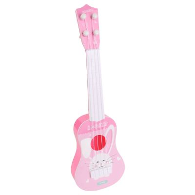 Aqur2020 Guitar Toys for Kids Appearance Clear Sound Early Education Music Toys for Kids, Plastic Guitar Musical for (B)