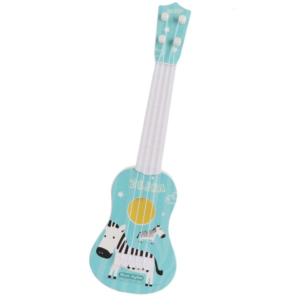 Aqur2020 Guitar Toys for Kids Appearance Clear Sound Early Education Music Toys for Kids, Plastic Guitar Musical for (C)