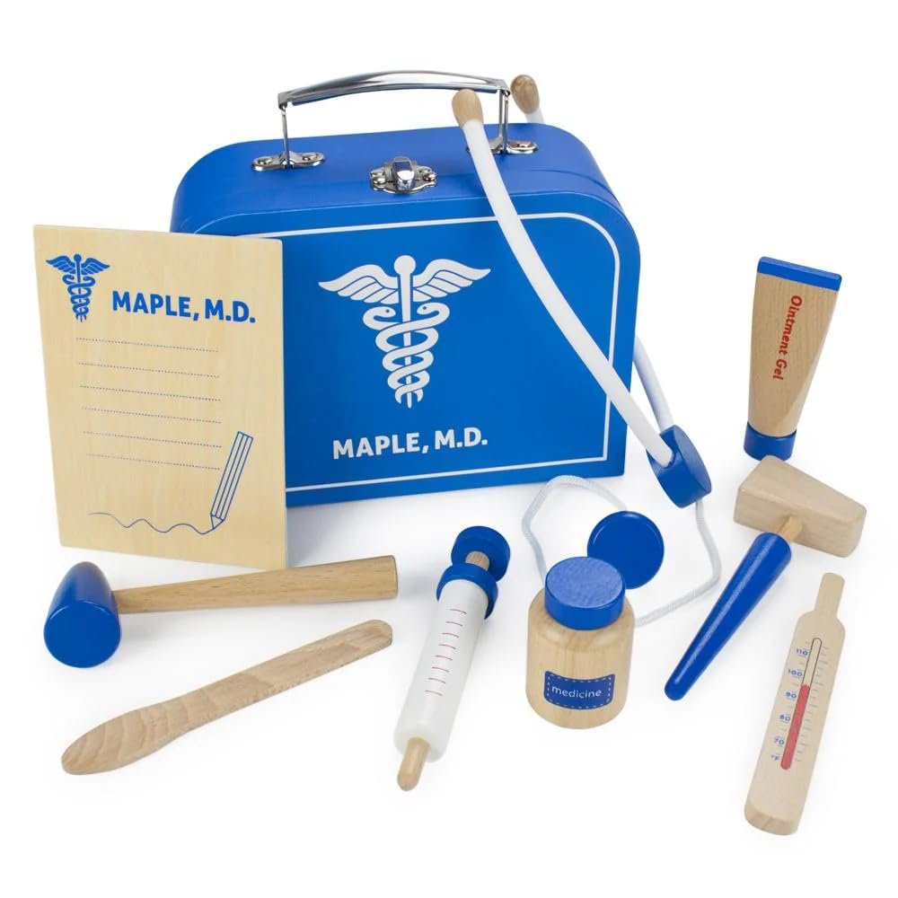 Deluxe Educational Pretend Play Doctors Medical Kit Playset - 11pc Set!