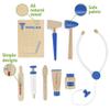 Deluxe Educational Pretend Play Doctors Medical Kit Playset - 11pc Set! view 3