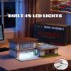 MOCBURIKU 1/64 Wooden Diorama Kit for Diecast Car, Display Case Garage Compatible with Hot Wheels, Built-in LED Lights, Maximum 3 Car Capacity (Villa) view 4