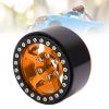 1.9 Inch Beadlock Wheels, Aluminum y RC Wheel Rims, 5 Hole Silver Non ing Lock Tire Wheel Hub for 90046, 0, (Gold) view 4