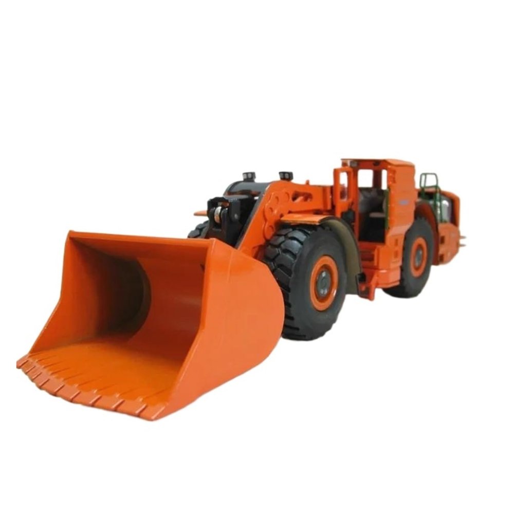 1:50 for Hybrid Loader Underground Mining Loader WX22H Static Orange Alloy Engineering Model