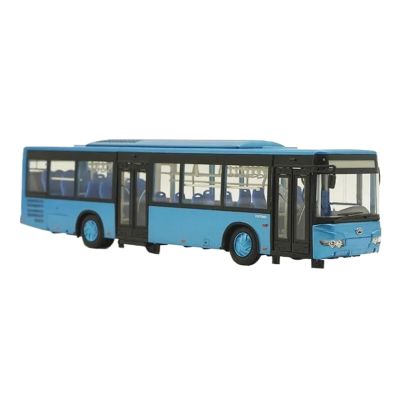 1:42 for 6128 Eagle Eye Buses Alloy Vehicle Model Decoration Favorite Classic Model Series(Blue)