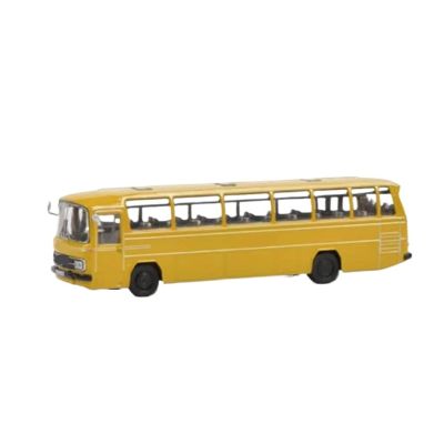 1:87 for O302 Bus DP Bus Diecast Static Yellow Miniature Alloy Model Metal Car Collectible