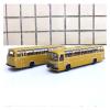 1:87 for O302 Bus DP Bus Diecast Static Yellow Miniature Alloy Model Metal Car Collectible view 4
