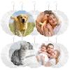 10 Pack 8 Inch Sublimation Wind Spinner Blanks Aluminum Metal Hanging Wind Spinners Sublimation Blanks for Yard Garden Wind Spinner Outdoor Decoration view 1