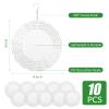 10 Pack 8 Inch Sublimation Wind Spinner Blanks Aluminum Metal Hanging Wind Spinners Sublimation Blanks for Yard Garden Wind Spinner Outdoor Decoration view 2