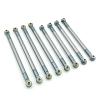 Rc Components For MN86S MN86 MN86KS MN86K For MN G500 1/12 8PCS Metal Pull Rod Link Rod Linkage RC Car Accessories Upgrade Parts(Titanium) view 1