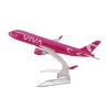 16cm Alloy Metal Purple Fit for Colomobia Viva Air Airbus 320 A320 Airplane Model A Diecast Hobby Playgame Kit view 1