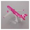 16cm Alloy Metal Purple Fit for Colomobia Viva Air Airbus 320 A320 Airplane Model A Diecast Hobby Playgame Kit view 2