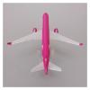16cm Alloy Metal Purple Fit for Colomobia Viva Air Airbus 320 A320 Airplane Model A Diecast Hobby Playgame Kit view 3