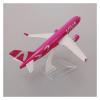 16cm Alloy Metal Purple Fit for Colomobia Viva Air Airbus 320 A320 Airplane Model A Diecast Hobby Playgame Kit view 4