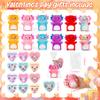 12Pcs Valentines Day Gifts for Kids,Valentines Day Cards with Axolotol Stuffed Animal Gifts,4 Axolotl Plush Toys,Mini Stuffed Animals Set for Boys Girls Classroom Exchange School Party Favors view 3