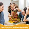 idoot 200PCS Magnetic Blocks Farm Animal Toys, STEM Sensory Building Gifts for Boys and Girls view 3