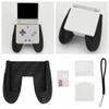 Grip Handle and Protective Case Combo for MM Flip Handheld Game Console (Black Grip with White Case) view 2