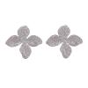 8.4 * 8.6cm Bohemian Metal Flower Earrings For Women,red,8.4 * 8.6cm view 2