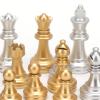 Chess Set with Board and Pieces Premium Travel Chess Game Portable Chessboard Kit for Home Decor Kids Adults Family Party Camping PS Material Flannelette Bag 32 Pieces 23.8 x view 4