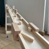 Set of 2 Marble Runs, 4 Winding Runs with Tower, Collecting Tray, Wooden Toy, Marble Track view 4