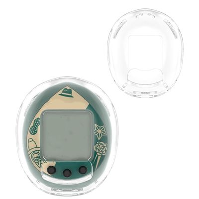 Clear Cover Case for Tamagotchi Nano, Protective Sleeve PC Hard Shell Candy Color Electronic Pet Game Machine Protector Case Anti-Drop Housing for Tamagotchi Nano (Transparent)