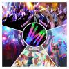 10Pcs RGB LED Glow Bulk Party Supplies Colorful LED Glow Sticks Foam Stick Cheer Tube Dark Light Birthday Wedding(10pcs Pink) view 2